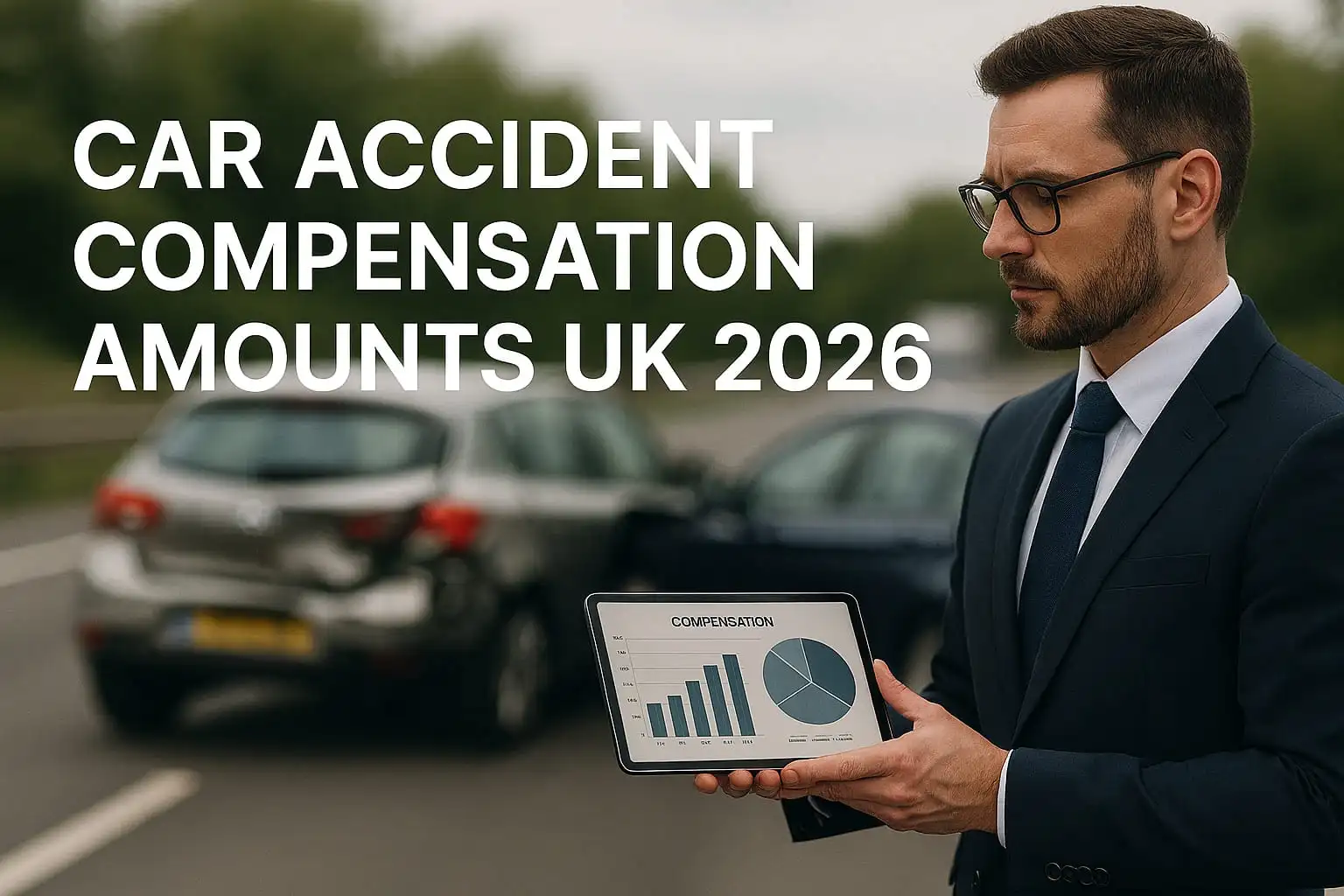 Average car accident compensation amounts UK 2026 payout guide for personal injury claims